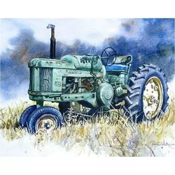 5D DIY алмазная живопись заброшенный автомобиль комплект для вышивки крестом Мозаика Алмазная вышивка роза полная круглая/квадратная дрель украшение дома Round 20x30cm