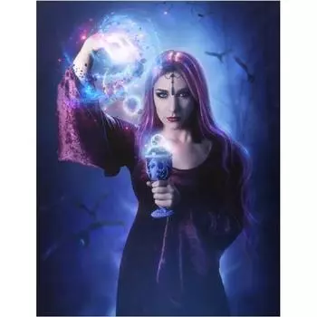 5D DIY алмазная живопись женский маг набор для вышивки крестом Мозаика Алмазная вышивка роза полная круглая/квадратная дрель украшение дома Round 20x30cm