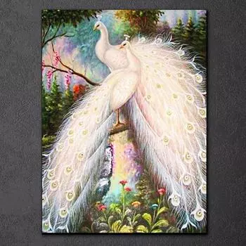 5D DIY алмазная живопись животные вышивка крестиком ремесло полная круглая дрель собака кошка тигр мозаика Алмазная вышивка украшения для дома 15x20CM