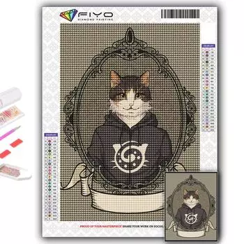 5D DIY антропоморфные милые животные вышивка крестиком стразы Алмазный рисунок вышивка мозаика домашний декор Full Round 20X30CM