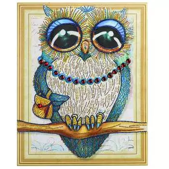 5D Diy Бабочка Алмазная Картина Животное Сова Лебедь Кошка Смола Кристалл Вышивка Картина Главная Декоративный Стежок 5#