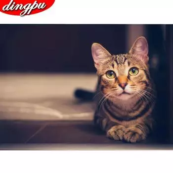 5d Diy Бриллиант Живопись Пейзаж Алмазная вышивка Продажа Полная дрель Круглый Пейзаж Картина Горный хрусталь Мозаика Декор Дом 20X30CM красный