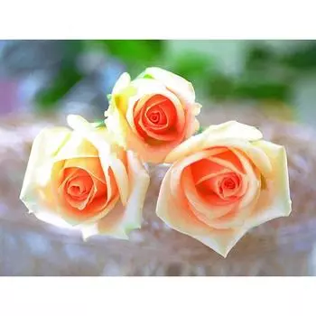 5D DIY Алмазная картина Красивые цветы Вышивка Мозаика Вышивка крестом Декор Стразы 20X30CM