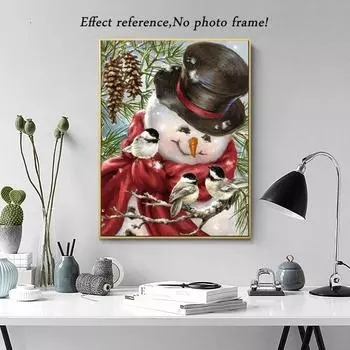 5D DIY Бриллиантовая живопись Полный круглый сверло Вышивка крестиком Бриллиантовая вышивка Полный комплект Горный хрусталь Мозаика Подарок Мозаика Украшения Главная 15x20CM