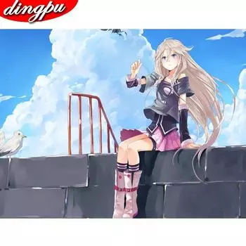 5D DIY Алмазная картина Вышивка Лебедь Кристалл Рисунок Рукоделие Подарок Полная Алмазная мозаика Вышивка крестом Домашний декор 20X30CM