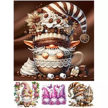 5D DIY Частичная специальная форма сверла Алмазная картина Гном комплект Украшение AU GSYX444