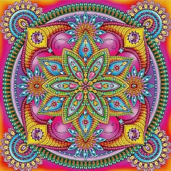 5D DIY Частичная специальная форма сверла Алмазная картина Мандала Украшение # AT233