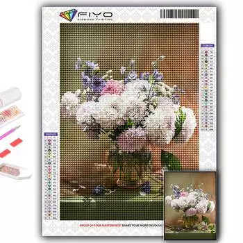 5D DIY цветок растение в горшке вышивка крестиком стразы Алмазный рисунок вышивка мозаика домашний декор Full Round 20X30CM