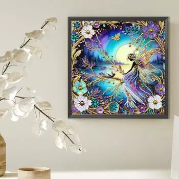 5D DIY Diamond Painting Flowers Animal Art DIY Partial Special Shaped Drill Diamond Painting Kit Home Decor Art Craft Gifts