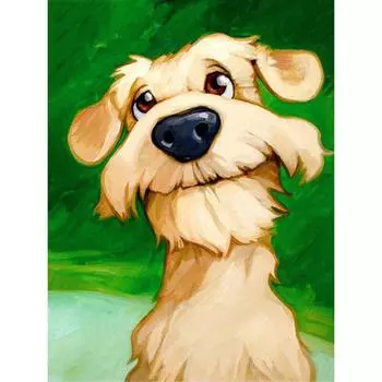 5D DIY дрель Алмазная картина вышивка крестом милая собака Алмазная вышивка Мозаика Декор 20X30CM