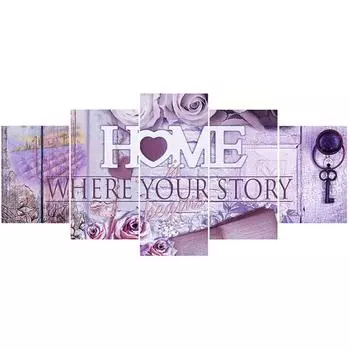 5D DIY Full Round Drill Diamond Painting Home Kit Decor Art Craft 95x45cm UK