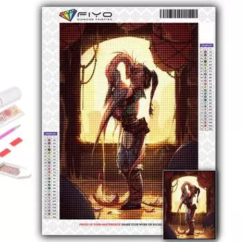 5D DIY Игра престолов Дракон и красота вышивка крестиком Стразы Алмазный рисунок Вышивка Мозаика Домашний декор Full Round 20X30CM