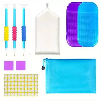 5D DIY Инструменты и аксессуары для алмазной живописи Алмазная ручка для вышивки Набор инструментов и аксессуаров Набор мозаичных клеевых ручек J-20