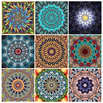 5D DIY картина полная круглая ваза для цветов комплект вышивка мозаика художественная картина вышивка крестиком стикер подарок украшение дома Full Round 20x20CM