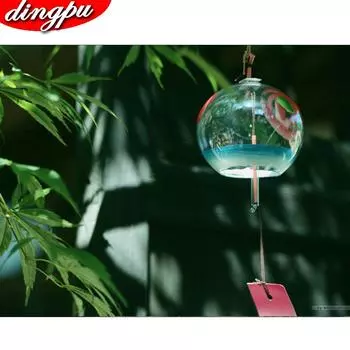 5D Diy Кристалл Алмазная вышивка Пейзаж Алмазные картины Вышивка 3D Diy Алмазная мозаика Пейзаж Дома Decortion 20X30CM