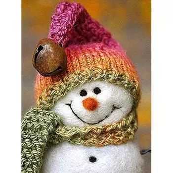 5D DIY квадратная алмазная живопись Снеговик Алмазная мозаика картина стразами Алмазная вышивка крестиком мультфильм Full Round 20X30CM