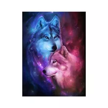 5D Diy Lovers Rhinestone Diamond Painting Crystal Embroidery Animal Picture 20*25CM