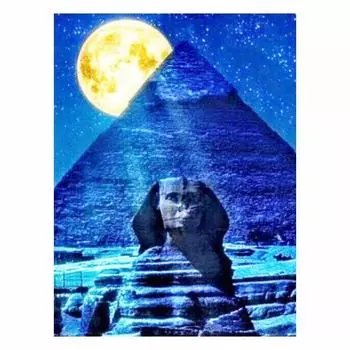 5D Diy Луна Алмазная картина Мода Алмазная картина Луна Дерево Алмазная картина Пейзаж Стразы Картины Домашний декор Full Round 20x25CM