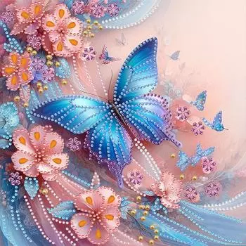 5D DIY Partial Special Shaped Drill Diamond Painting Kit Butterfly Decoration AU GSYX448