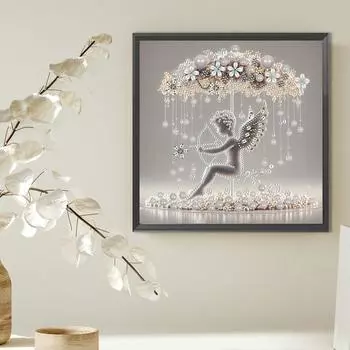 5D DIY Partial Special Shaped Drill Diamond Painting Kit Umbrella Decoration