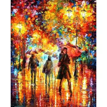 5D DIY Полная круглая Алмазная картина Картина маслом Красота Вышивка Крестом 20X30CM