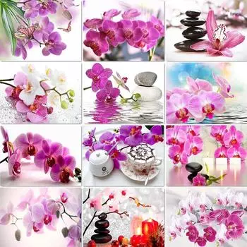 5D DIY полная круглая алмазная живопись Будда Чистая Земля Алмазная вышивка крестиком горный хрусталь мозаика распродажа украшение дома Round 20x30cm