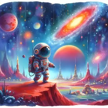 5D DIY Полная круглая дрель Алмазная картина Астронавт Домашний декор Искусство Ремесло JC482