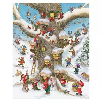 5D DIY Полный дрель Алмазная картина Пейзаж Снег Дети Даймонд Мозаика Алмазная вышивка 20X30CM