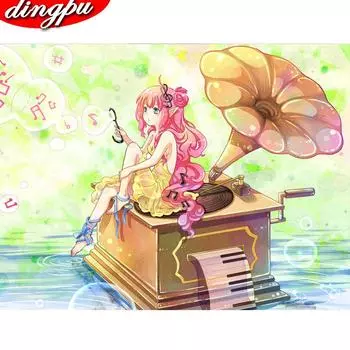 5D DIY Полный Круглый Алмазная Картина Мозаика Алмазный Горный Хрусталь Вышивка Крестом Украшения Дома Подарок 20X30CM