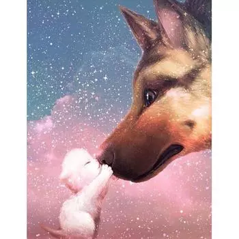 5D DIY Полная круглая алмазная картина Вышивка крестом Алмазная вышивка Мозаика Стразы Ручной работы Декор для дома 20X30CM