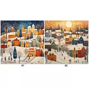5D DIY Полный Круглый Дрель Алмазная Картина Город Набор Домашний Декор Искусство Ремесло A9527