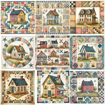 5D DIY Полный Круглый Дрель Алмазная Картина Дом Набор Домашний Декор Искусство Ремесло AU BJ167