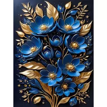 5D DIY Полный Круглый Дрель Алмазная Картина Цветок Набор Домашний Декор Искусство Ремесло # ZSH1054