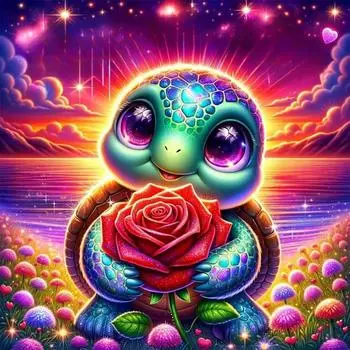 5D DIY Полный Круглый Дрель Алмазная Картина Морская Черепаха Набор Домашний Декор Искусство 30x30см