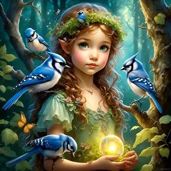 5D DIY Полный Круглый Дрель Алмазная Картина Девочка Набор Домашний Декор Искусство Ремесло 40x40см ZSH1473