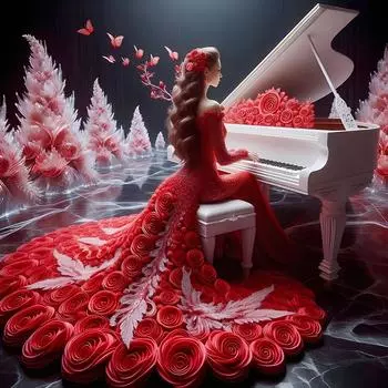 5D DIY Полный Круглый Дрель Алмазная Картина Девочка Набор Домашний Декор Искусство Ремесло 40x40см ZSH1111