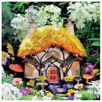 5D DIY Полный круглый дрель Алмазная картина Дерево Пейзаж Вышивка Картина Мозаика Вышивка крестом 20*20 cm