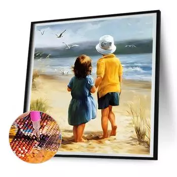 5D DIY Полный Круглый Дрель Алмазная Картина Детский Набор Домашний Декор Искусство Ремесло # ZSH1003