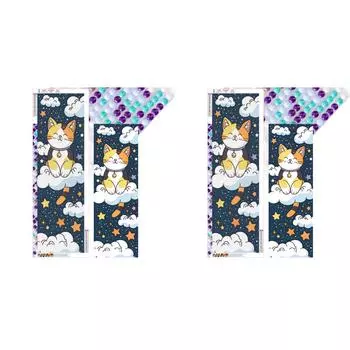 5D DIY Полный Круглый Дрель Алмазная Картина Кошка Набор Домашний Декор Искусство Ремесло 30x90см