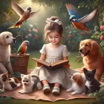 5D DIY Полный Круглый Дрель Алмазная Картина Девочка Набор Домашний Декор Искусство Ремесло *Z ZSH777