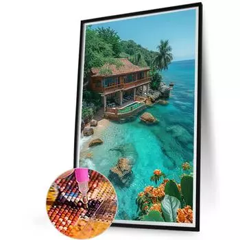 5D DIY Полный Круглый Дрель Алмазная Картина Дом Набор Домашний Декор Искусство Ремесло AU sz5456