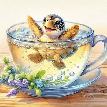 5D DIY Полный Круглый Дрель Алмазная Картина Животное Набор Домашний Декор Искусство Ремесло 30x30 см A9969