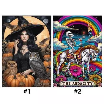 5D DIY Полный Круглый Дрель Алмазная Картина Хэллоуин Набор Домашний Декор Искусство Ремесло # BJ366