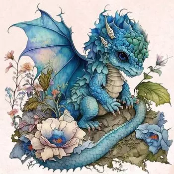 5D DIY Полный Круглый Дрель Алмазная Картина Животное Набор Домашний Декор Искусство Ремесло 40x40см w4224