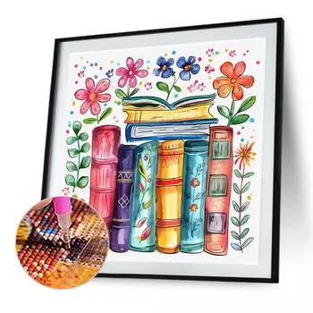 5D DIY Полный Круглый Дрель Алмазная Картина Цветок Набор Домашний Декор Искусство Ремесло # A9004