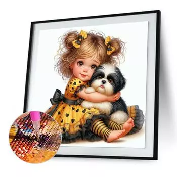 5D DIY Полный Круглый Дрель Алмазная Картина Детский Набор Домашний Декор Искусство Ремесло AU NH4354