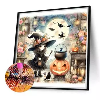 5D DIY Полный Круглый Дрель Алмазная Картина Девочка Набор Домашний Декор Искусство Ремесло AU A8979