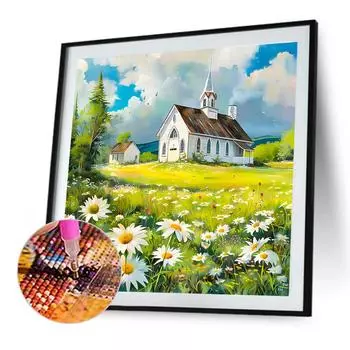 5D DIY Полный Круглый Дрель Алмазная Картина Деревенский Набор Домашний Декор Искусство Ремесло AU ZSH714