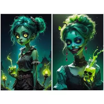 5D DIY Полный Круглый Дрель Частичный AB Алмазная Картина Девушка Набор Арт Декор # ZQS3328