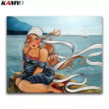 5D DIY Полная круглая дрель Алмазная картина Вышивка крестом Алмазная вышивка 20X30CM